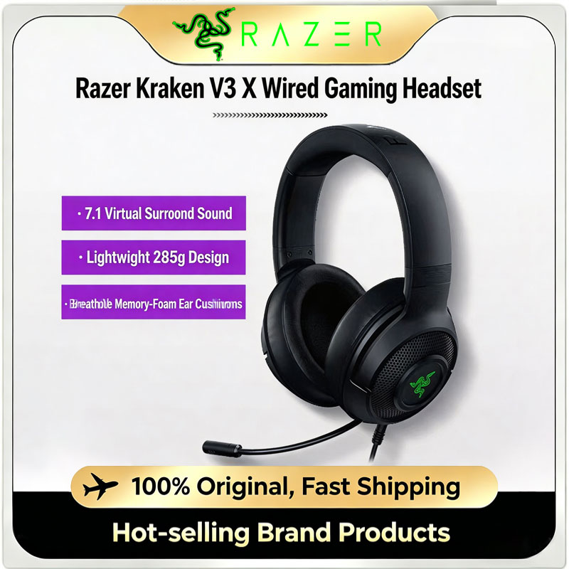 Gaming Headset Rgb - Auriculares para juegos con cable USB