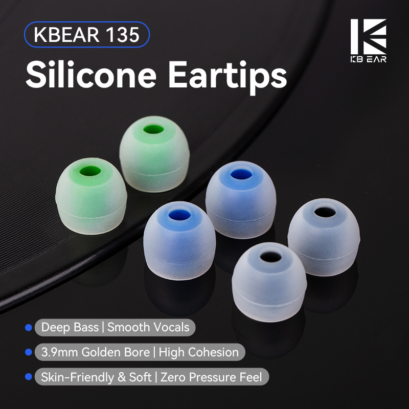 In Ear Monitor Iem - KBEAR 135 Almohadillas de Silicona de