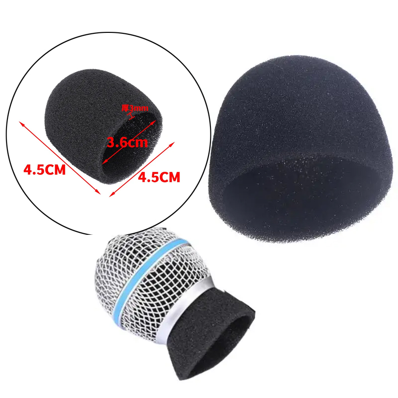 Shure Mic Mv7 - 2 uds micrófono protector interior-espuma para