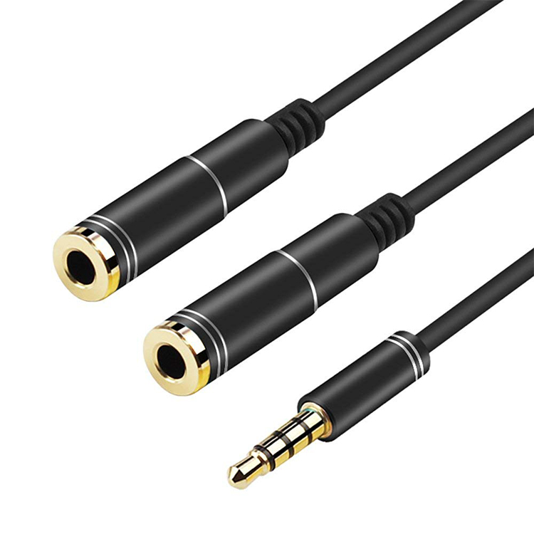 Earphone Splitter Jack - Divisor de Audio móvil Y con