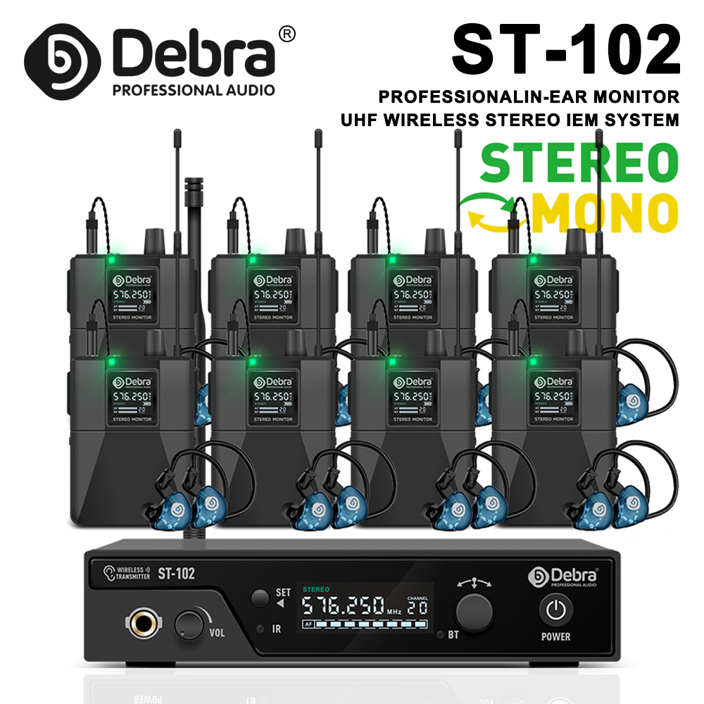 In Ear Monitor Iem - Sistema de Monitores Inalámbricos Intrauditivos Estéreo