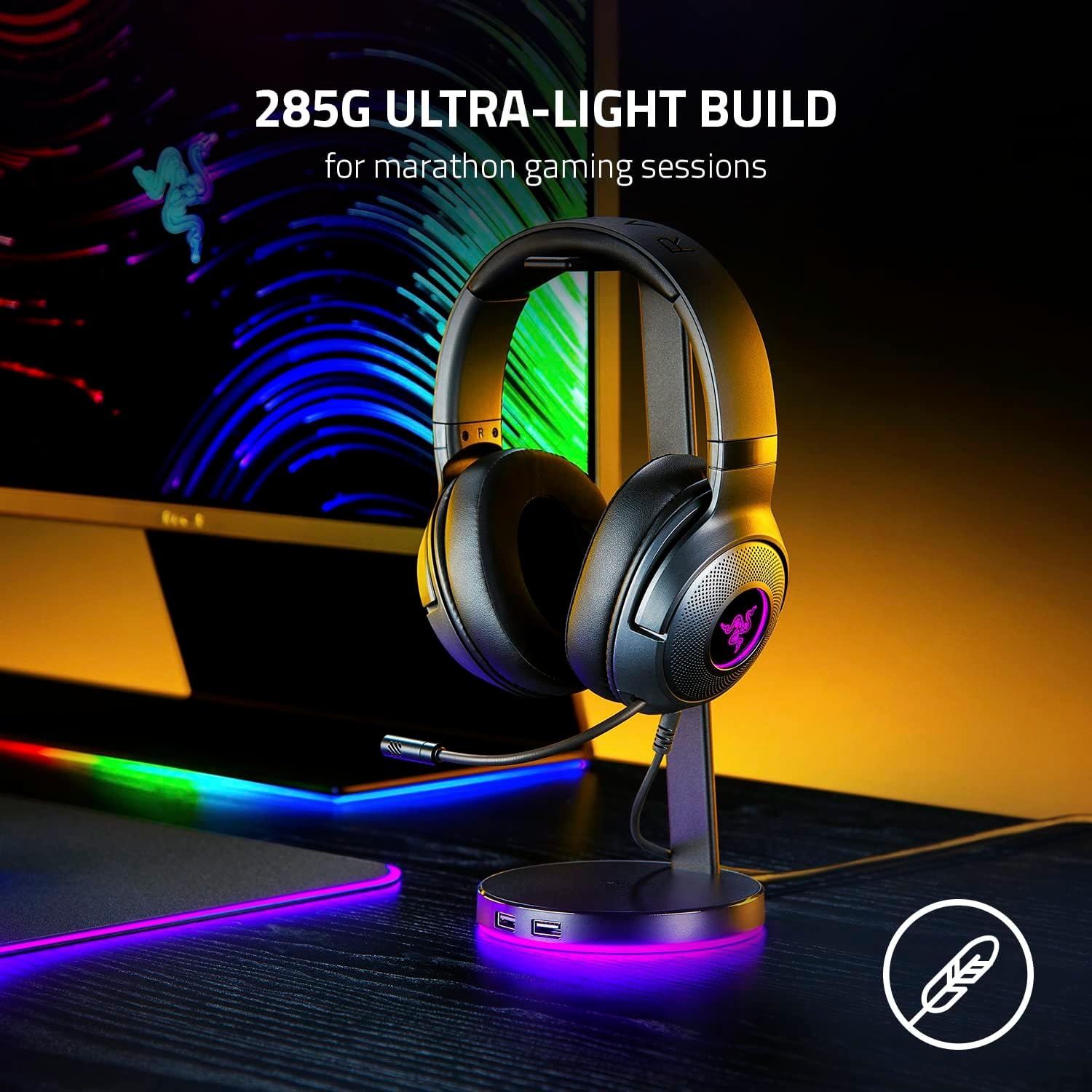 Auriculares para juegos con ca - Gaming Headset Rgb reseña y precio