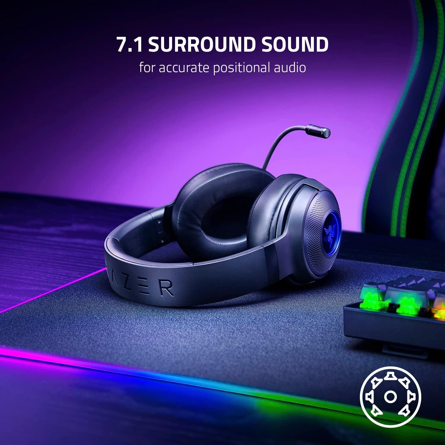 Auriculares para juegos con ca - Gaming Headset Rgb reseña y precio