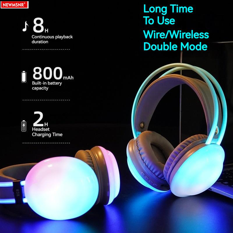 Auriculares Bluetooth con luz  - Gaming Headset Rgb reseña y precio