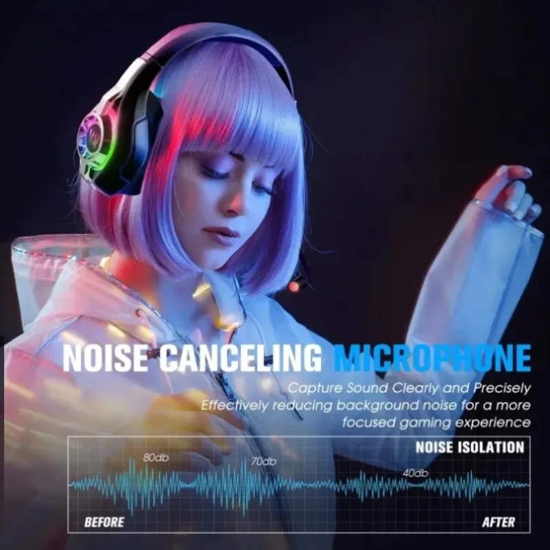 Auriculares inalámbricos Bluet - Gaming Headset Rgb reseña y precio