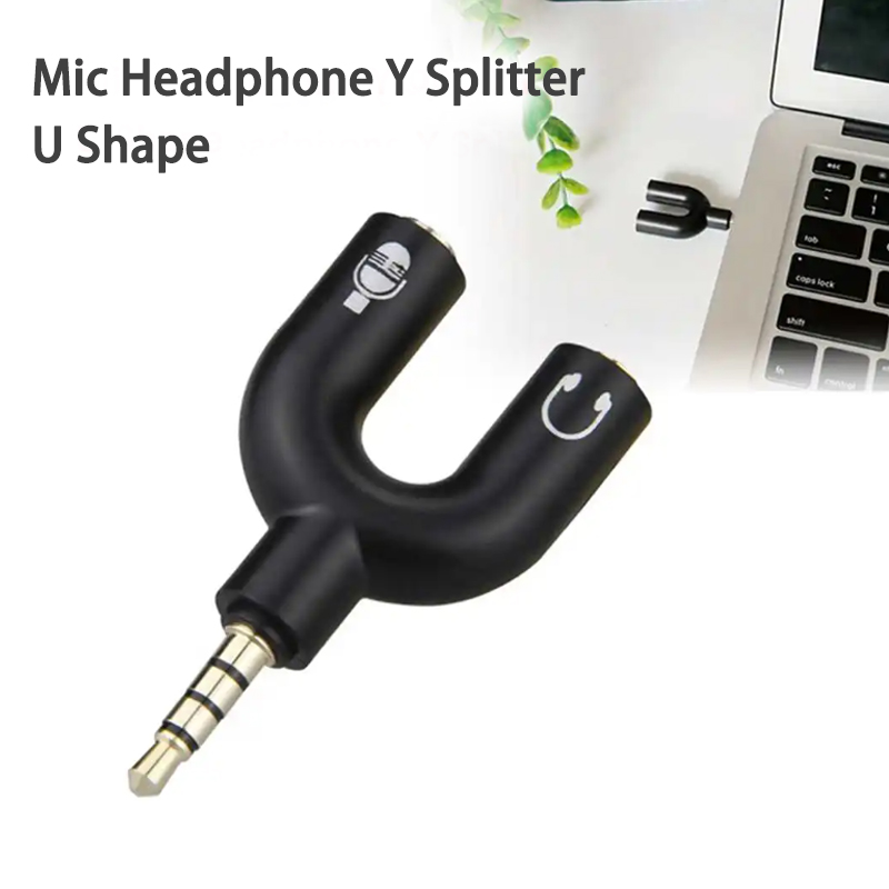 Adaptador de micrófono divisor - Earphone Splitter Jack reseña y precio