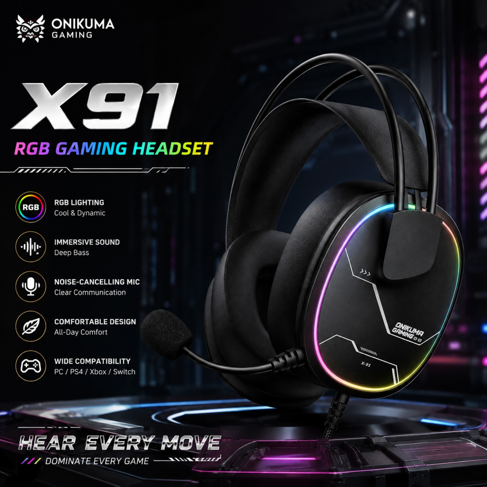 Auriculares para Juegos con Ca - Gaming Headset Rgb reseña y precio