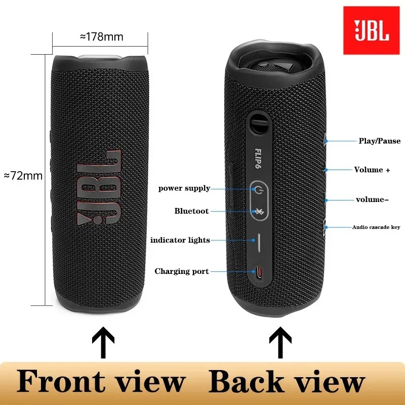 JBL Flip 6 Altavoz Bluetooth L - Jbl Speaker Flip 6 reseña y precio