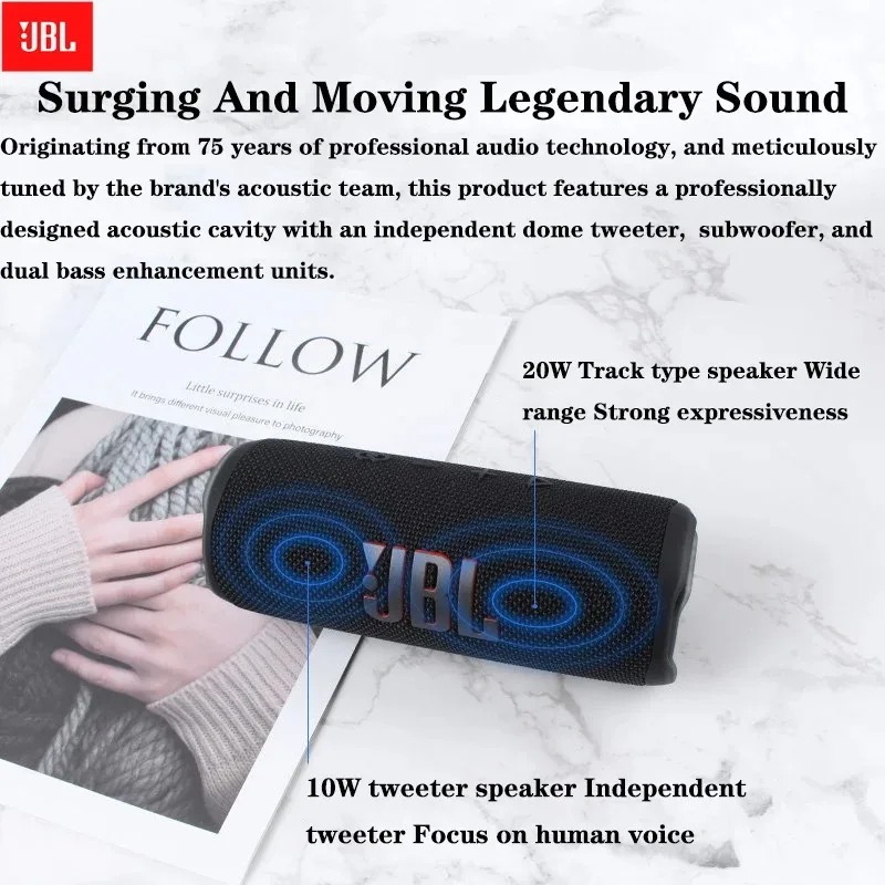 JBL Flip 6 Altavoz Bluetooth L - Jbl Speaker Flip 6 reseña y precio